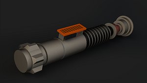 luke skywalker lightsaber 3D