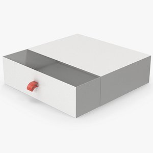 3D model Box Package With Ribbon Handle