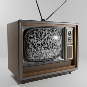 3D model Retro TV