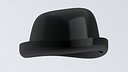 Girls Bowler Hat Black