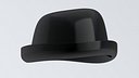Girls Bowler Hat Black
