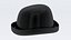 Girls Bowler Hat Black