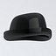 Girls Bowler Hat Black