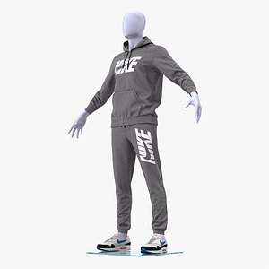3D nike sportswear suit anthrazit