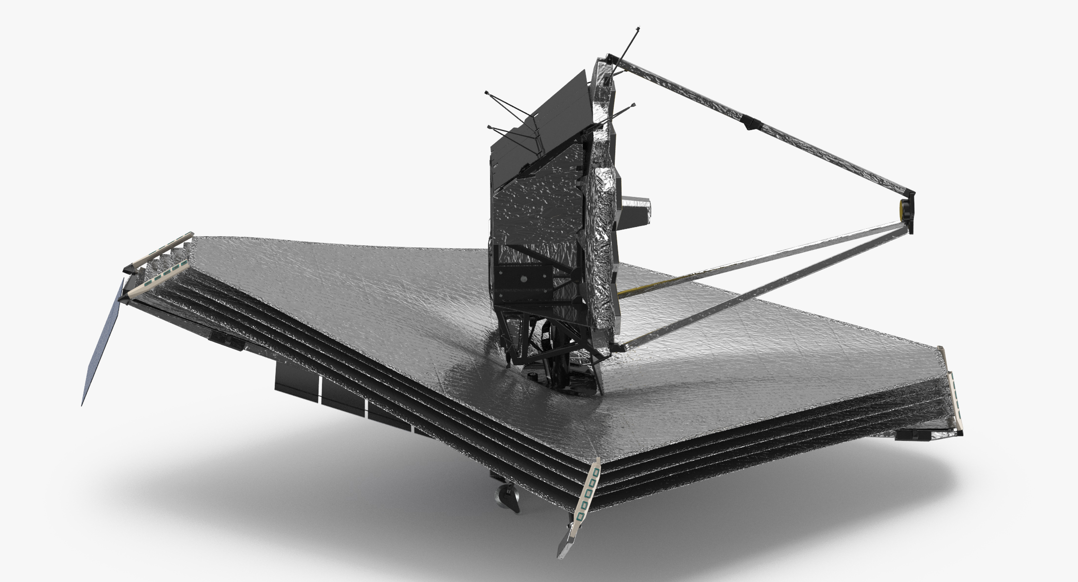 james webb space telescope 3d max