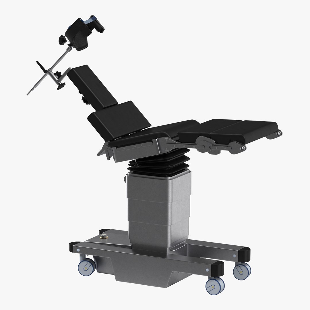 Operating Table Head Support Generic 3D model preview