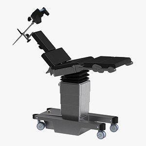 3d operating table head support model