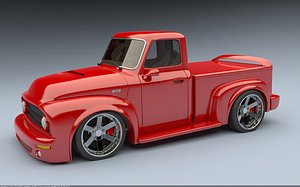 f-100 truck custom 3D