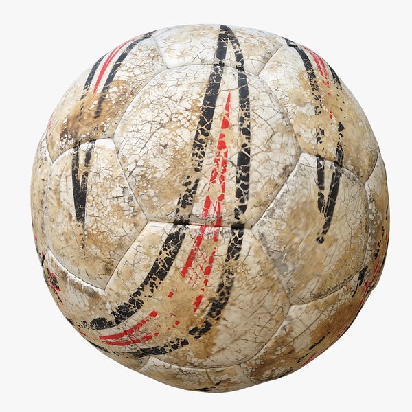 old rotten football 3D model