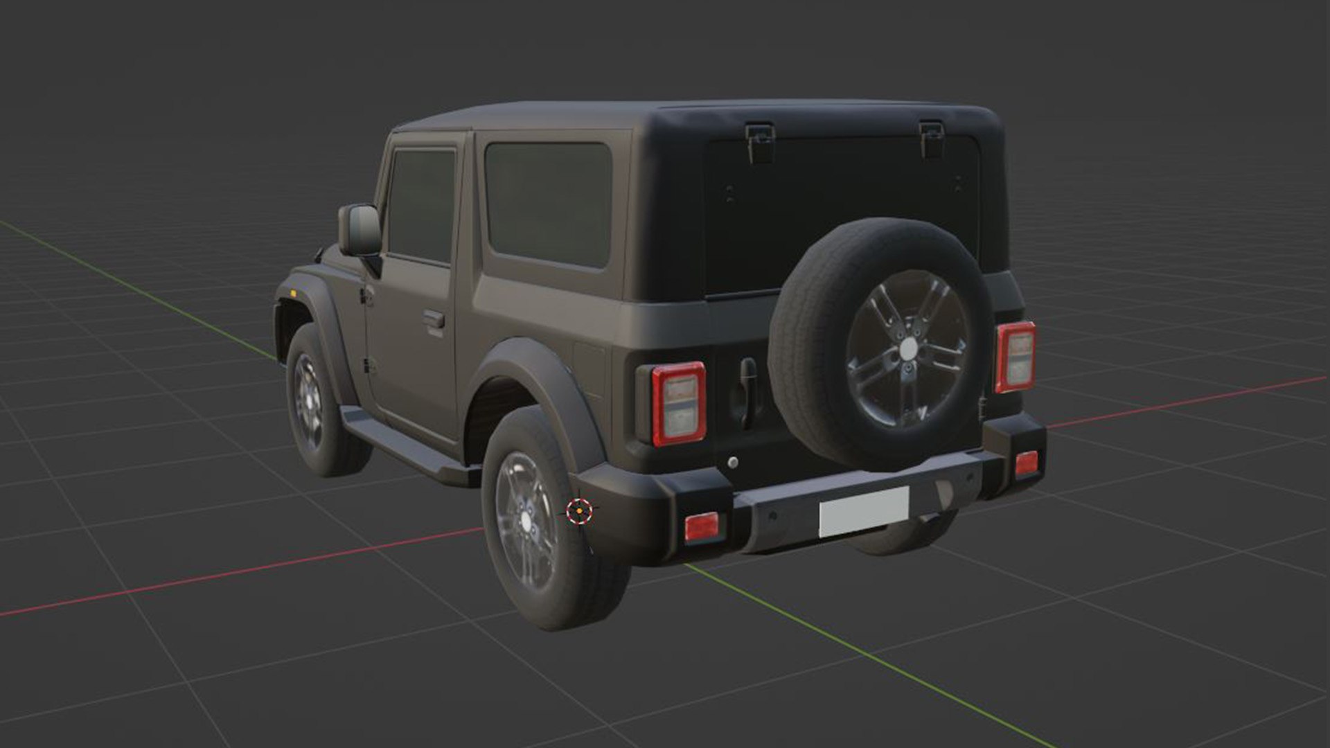 3D Model Generic Low Poly SUV Jeep For Games - TurboSquid 1978127