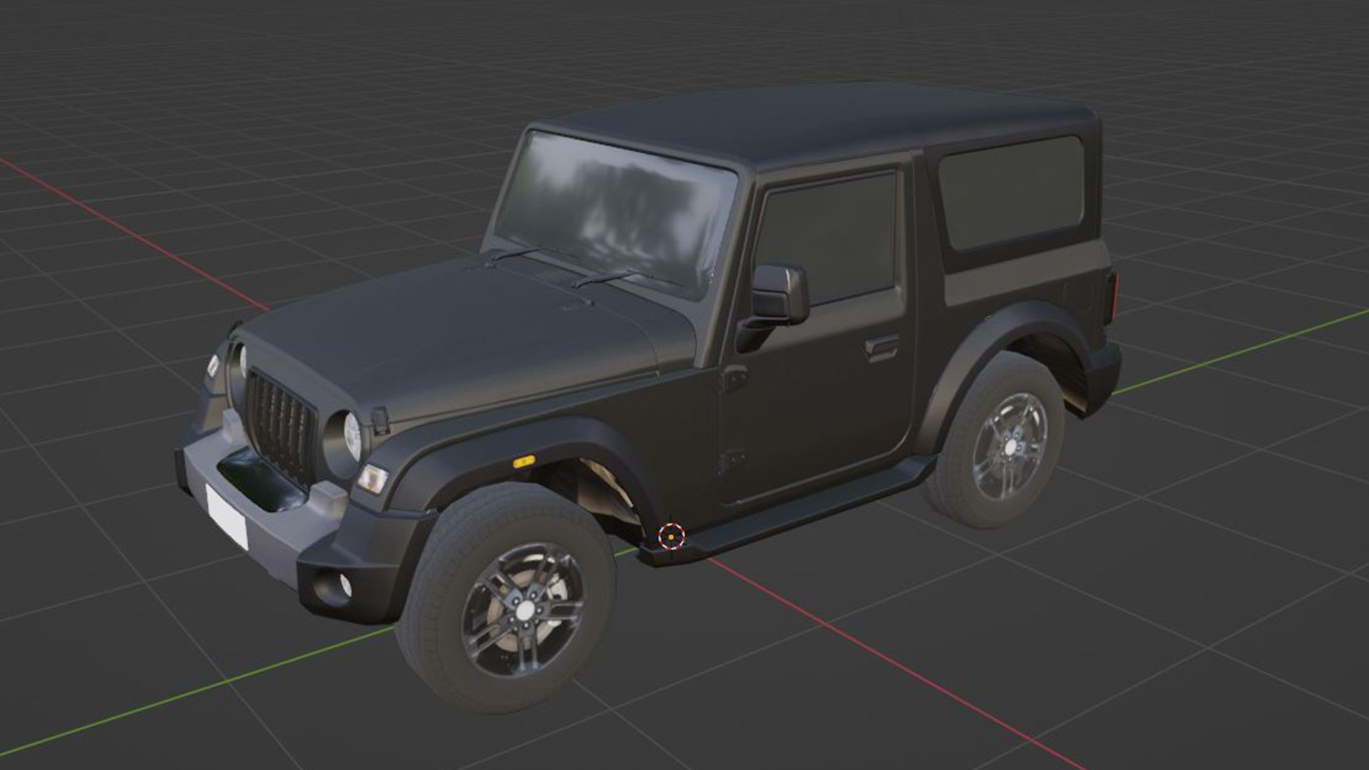 3D Model Generic Low Poly SUV Jeep For Games - TurboSquid 1978127
