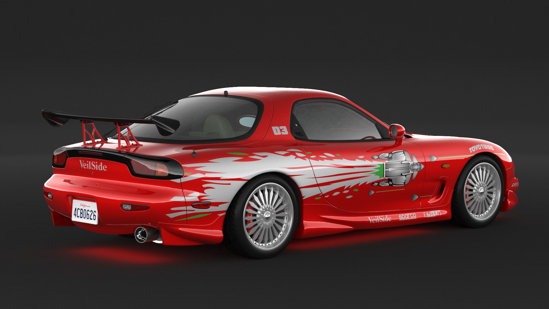 3D Model Mazda RX-7 - TurboSquid 2085486