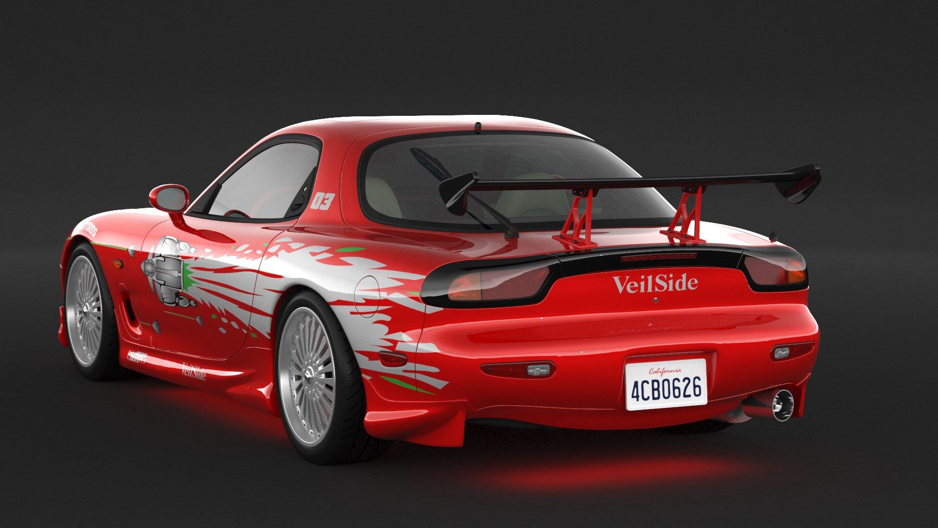 3D Model Mazda RX-7 - TurboSquid 2085486