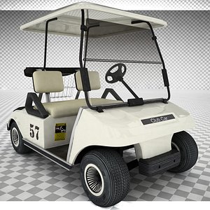cart golfcart 3d model