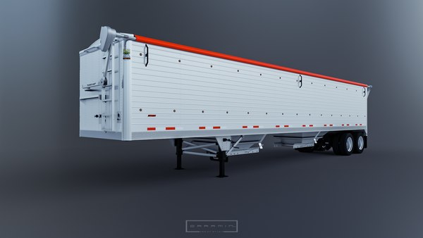 Timpte Agricultural Hopper Trailer 3D model