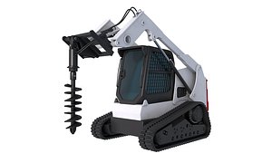 Compact Track Loader with Auger