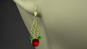 earrings 3D model