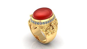 3D Monkor Diamond Ring