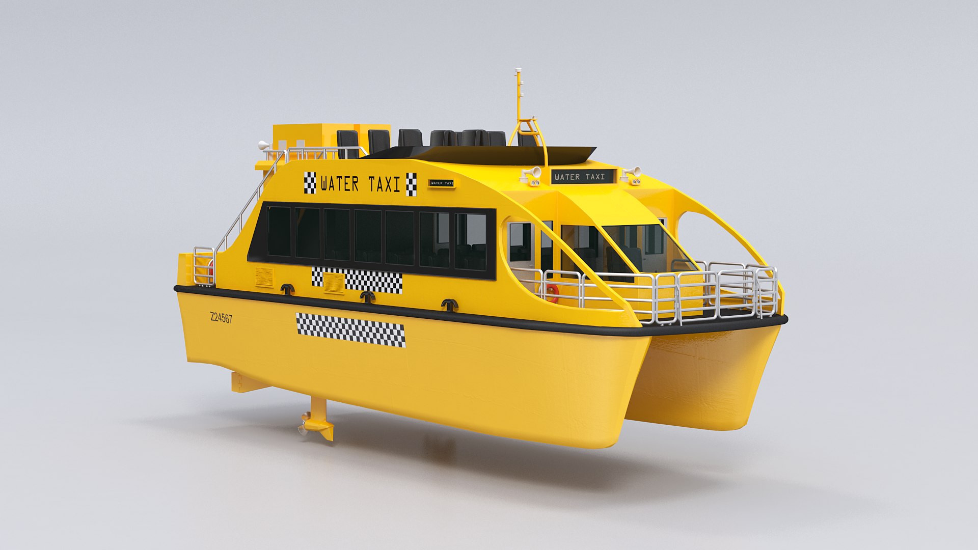 3D Model Water Taxi Collection - TurboSquid 1858730
