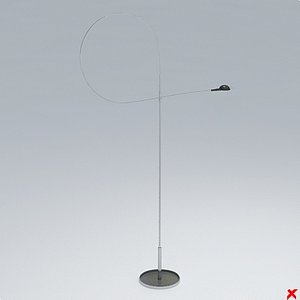 free lamp standing 3d model