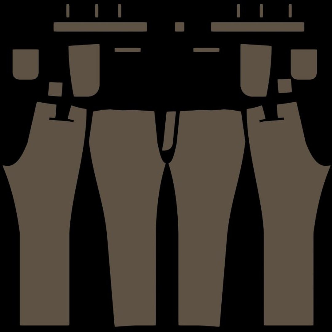 Three-dimensional Pressed Pleated Trousers