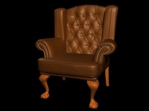 maya leather arm chair