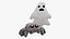Set of stuffed Halloween toys