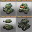 6 Low-Res Cartoon Ground Units