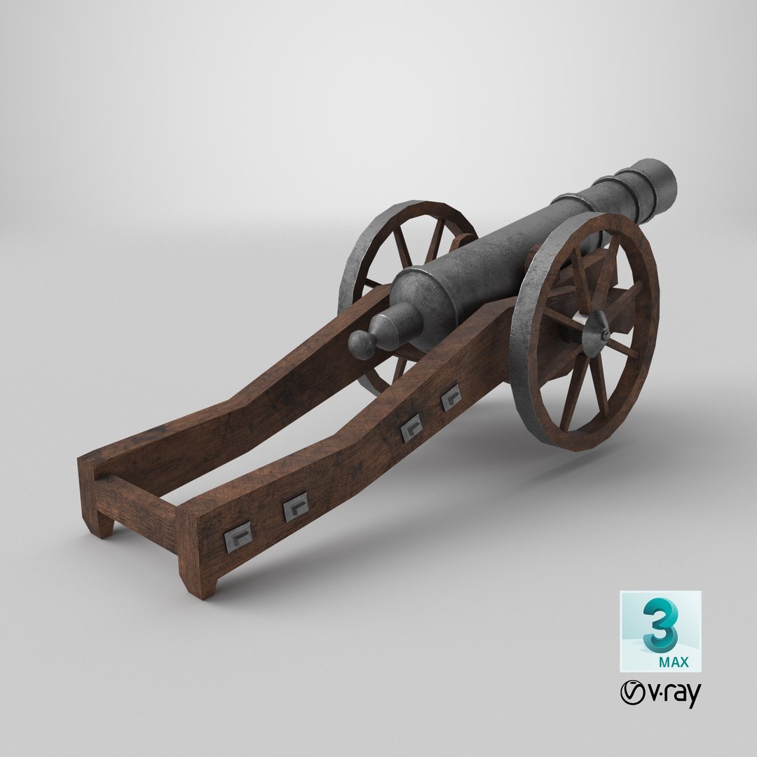 3D Cannon model https://p.turbosquid.com/ts-thumb/3f/mGYj2P/Du/stemcell_max_vray_render/png/1729099526/1920x1080/fit_q87/49b268ce93f66ae7f13d93c3e4b4a816f41a8ff3/stemcell_max_vray_render.jpg