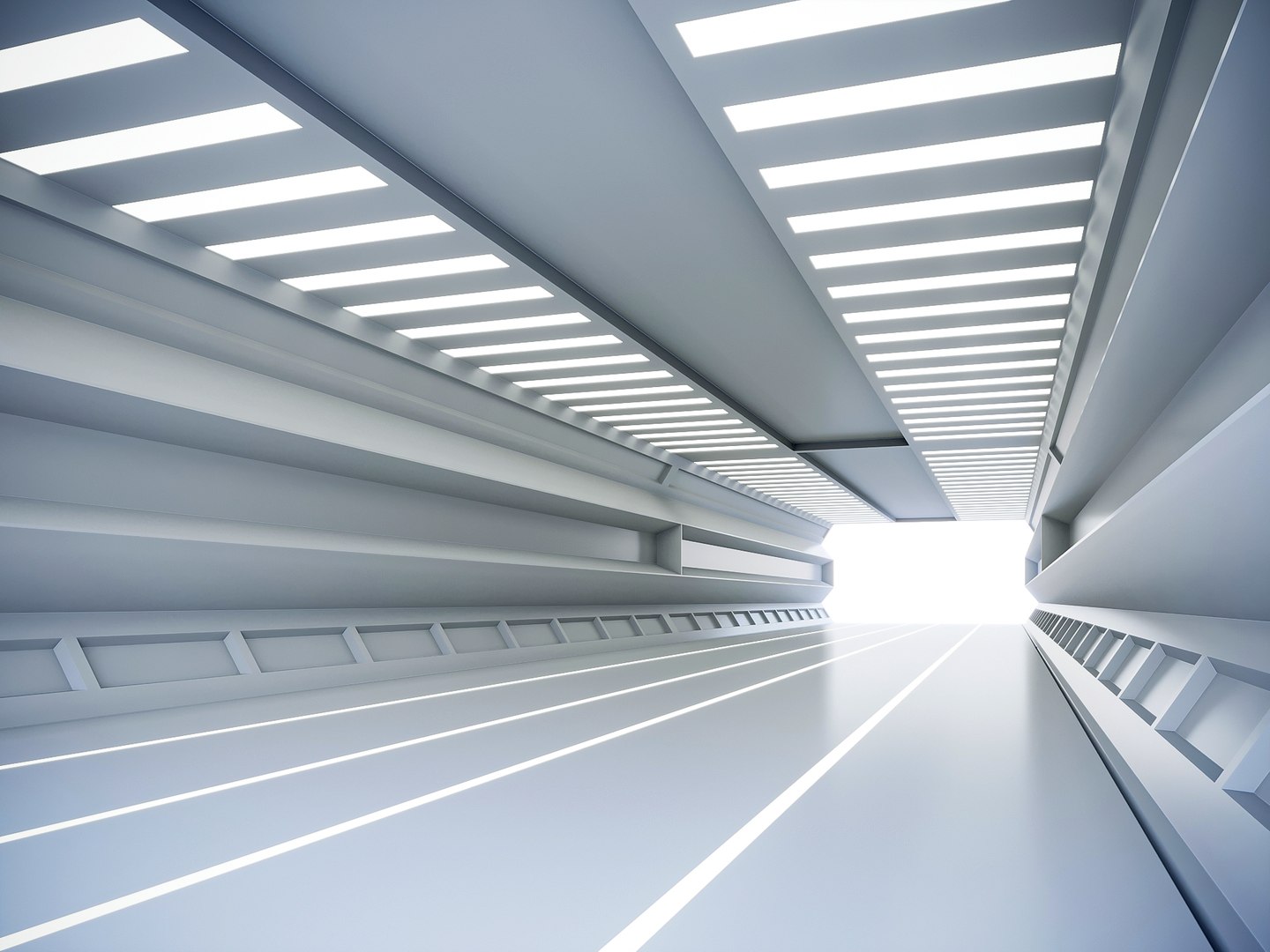 3D low poly sci fi corridor 14 model - TurboSquid 2159169