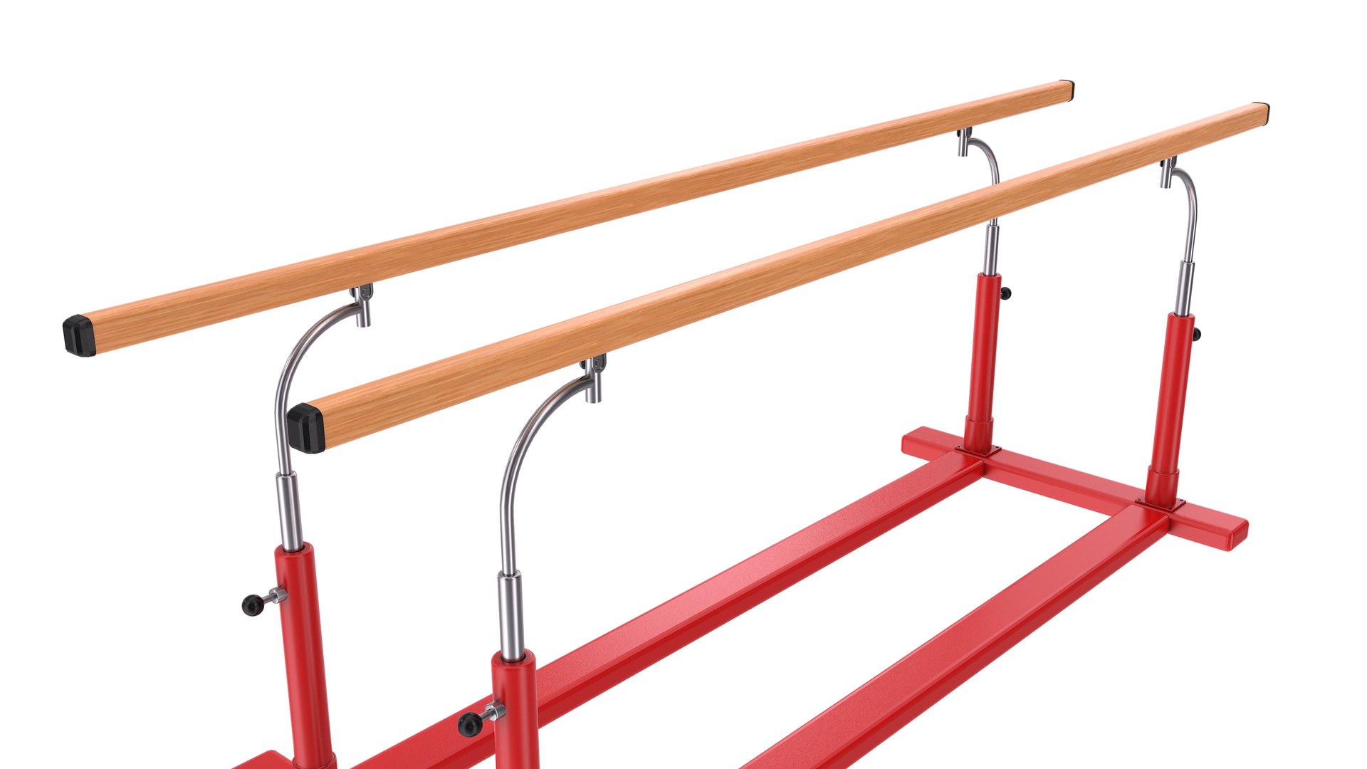 3D Parallel Bars - Red - TurboSquid 1920868