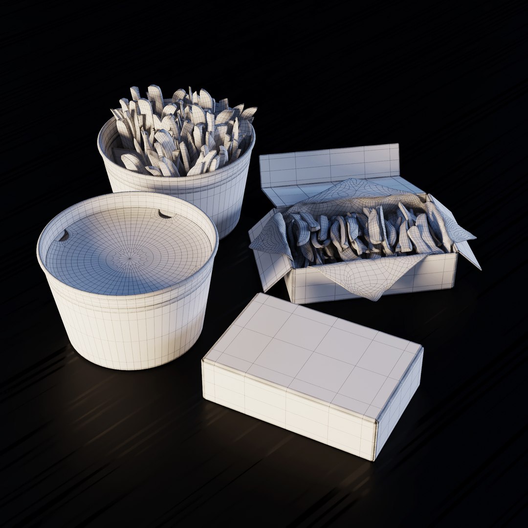 3D Kfc - TurboSquid 1600952