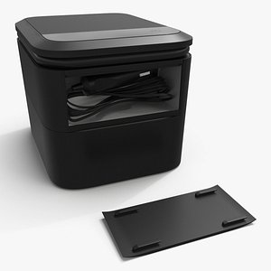 3D Tesla Air Compressor and Tire Repair Kit in Case