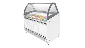 Ice Cream Cabinet Isa Bermuda View 3D model