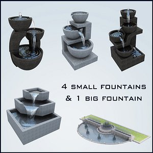 fountain basin 3d max