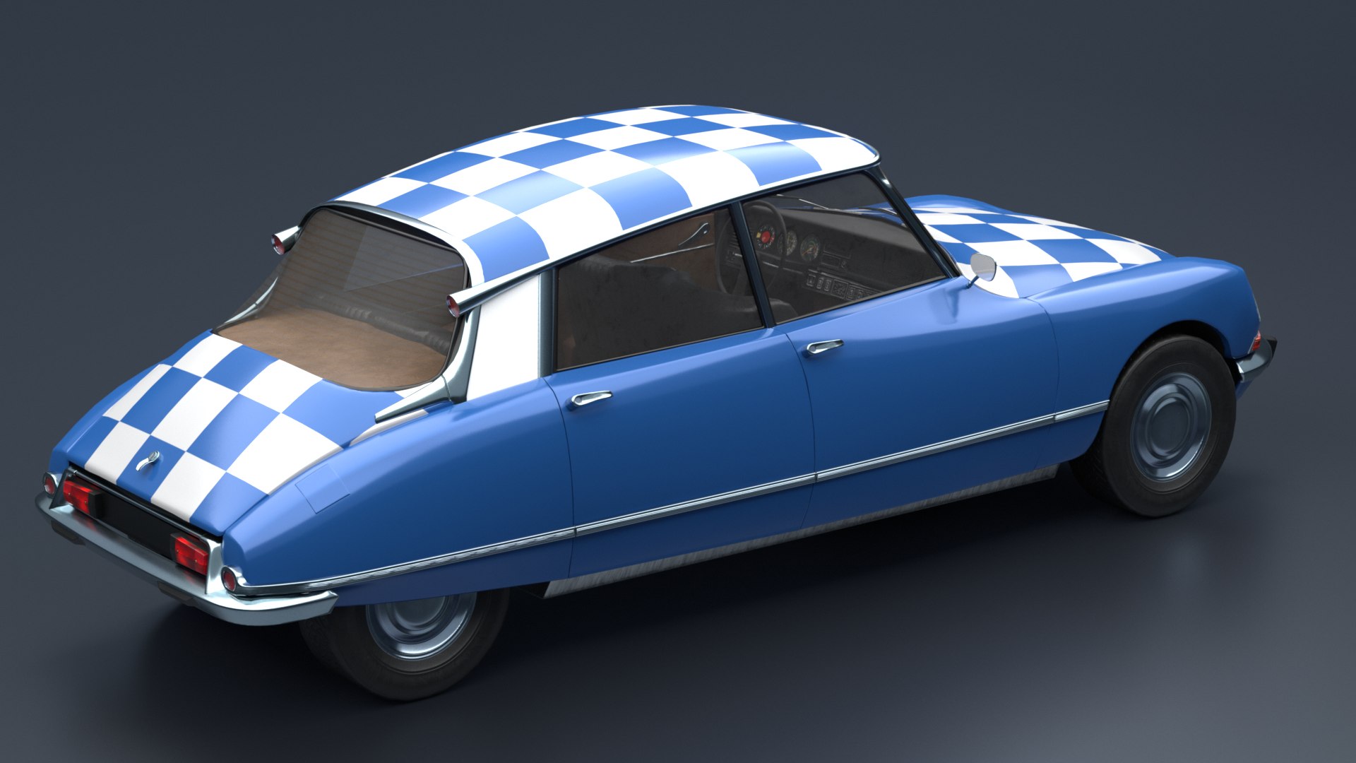 Realistic Retro Car 3D - TurboSquid 1460249