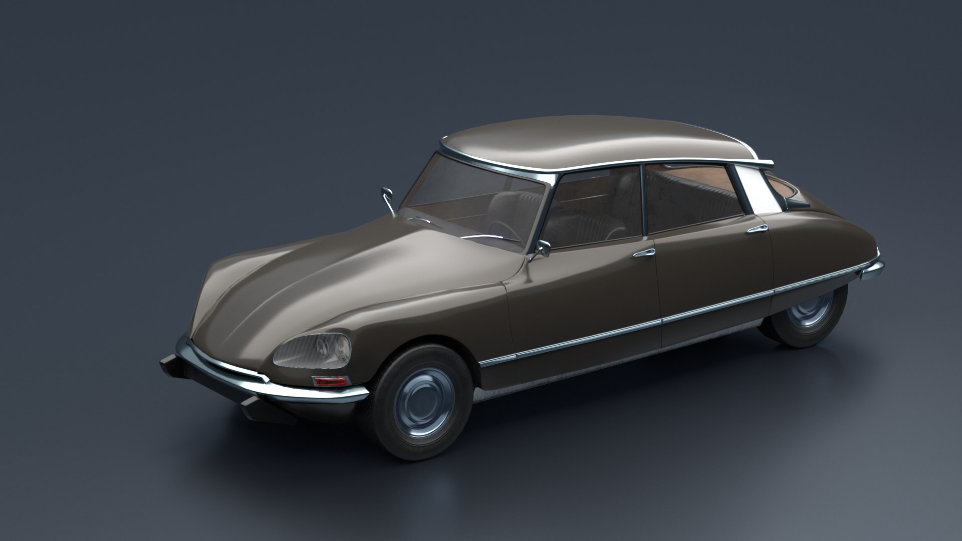 Realistic Retro Car 3D - TurboSquid 1460249