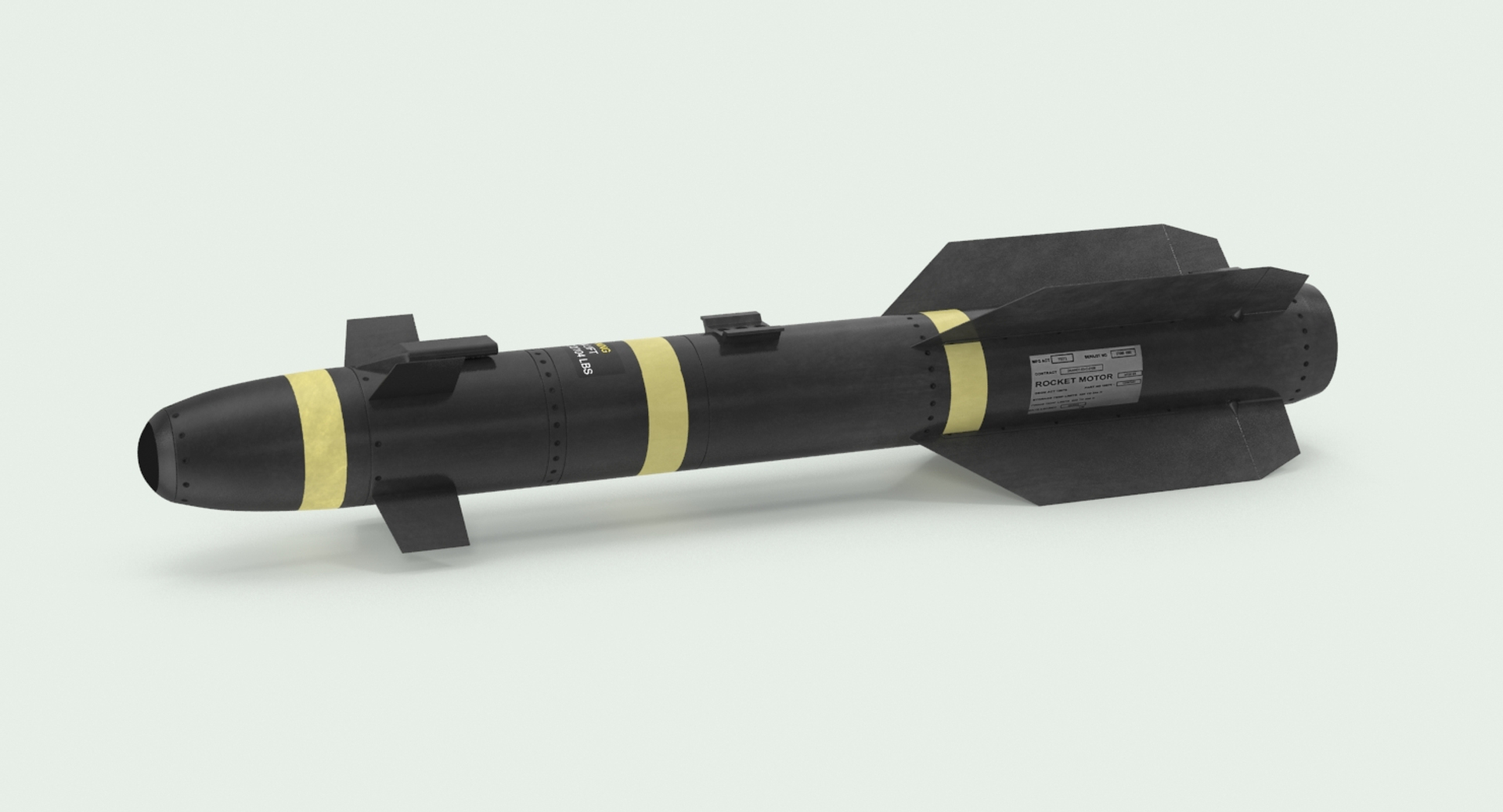 3d Aircraft Missile Agm-114 Hellfire