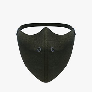 3D Punk Mask 02 model