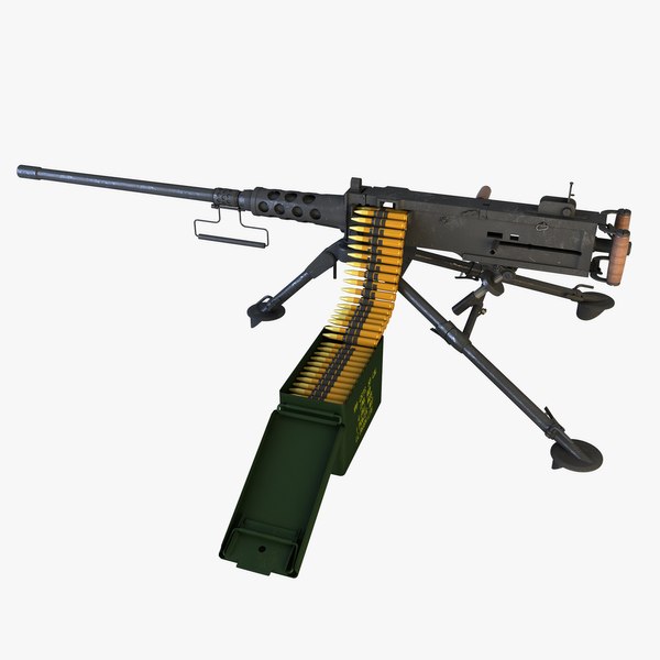 3D m2hb browning machine gun - TurboSquid 1337618