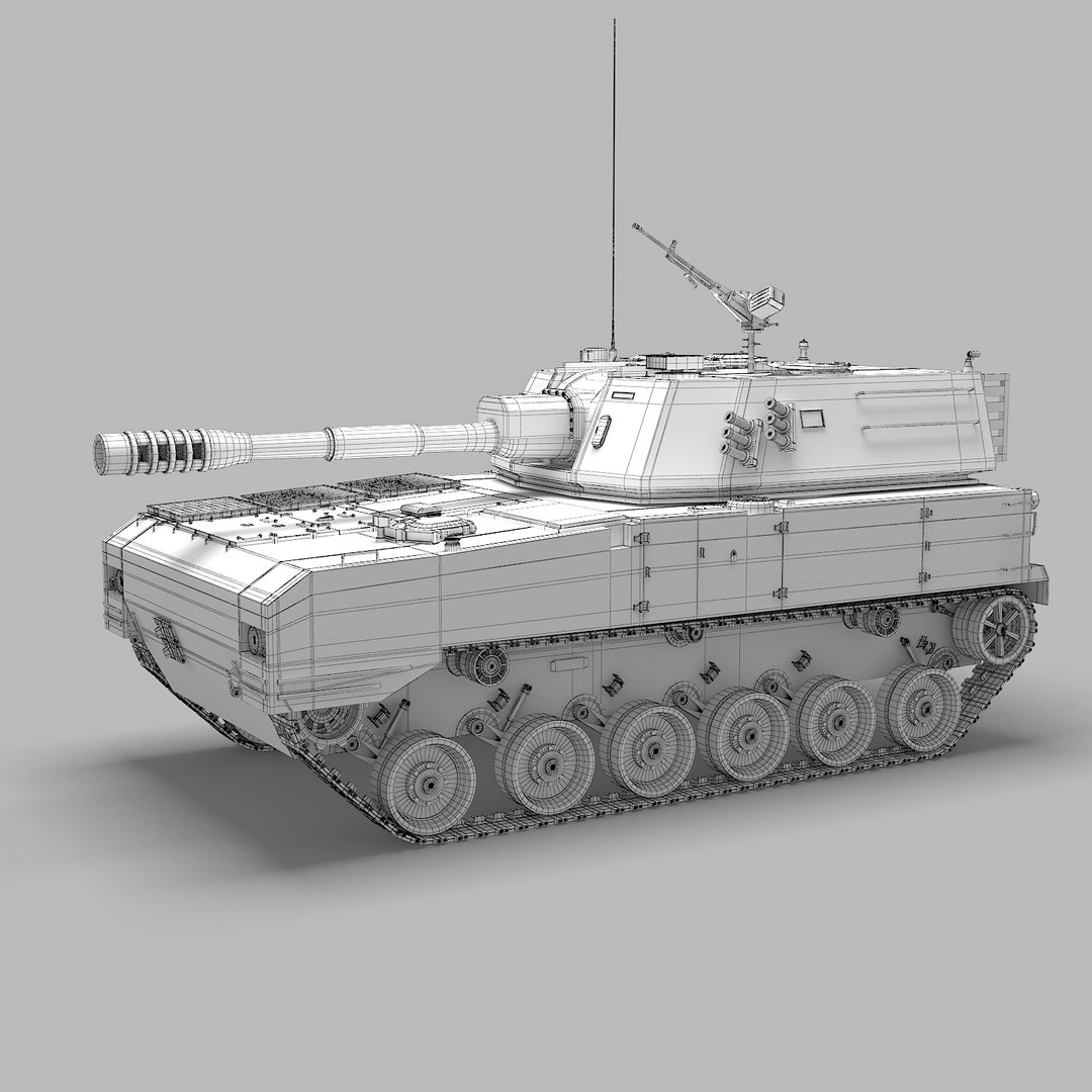 3d Plz-07 Self-propelled China Model