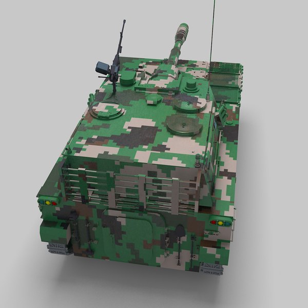 3d plz-07 self-propelled china model