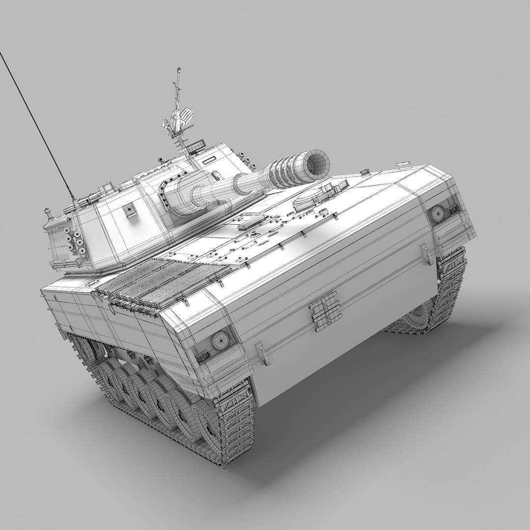 3d Plz-07 Self-propelled China Model