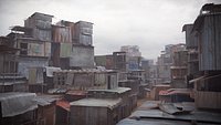 Shantytown modules Informal Settlement  assets