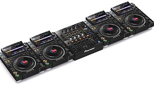 3D Pioneer DJ Set 3 DJM0750 MK2 and CDJ 3000 Nexus model