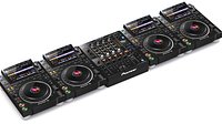 Pioneer DJ Set 3 DJM0750 MK2 and CDJ 3000 Nexus