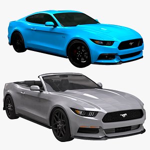 mustang gt 2017 3D