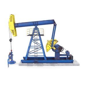 Oil Pumpjack Animated 1