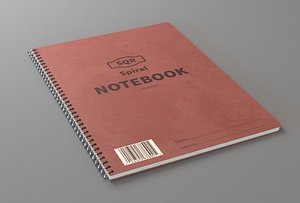 3d spiral notebook