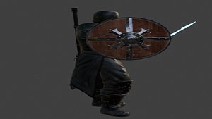 Medieval Dark Knight - Game Ready model